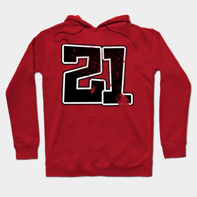 21st Birthday 2021 Hoodie by Kev Brett Designs